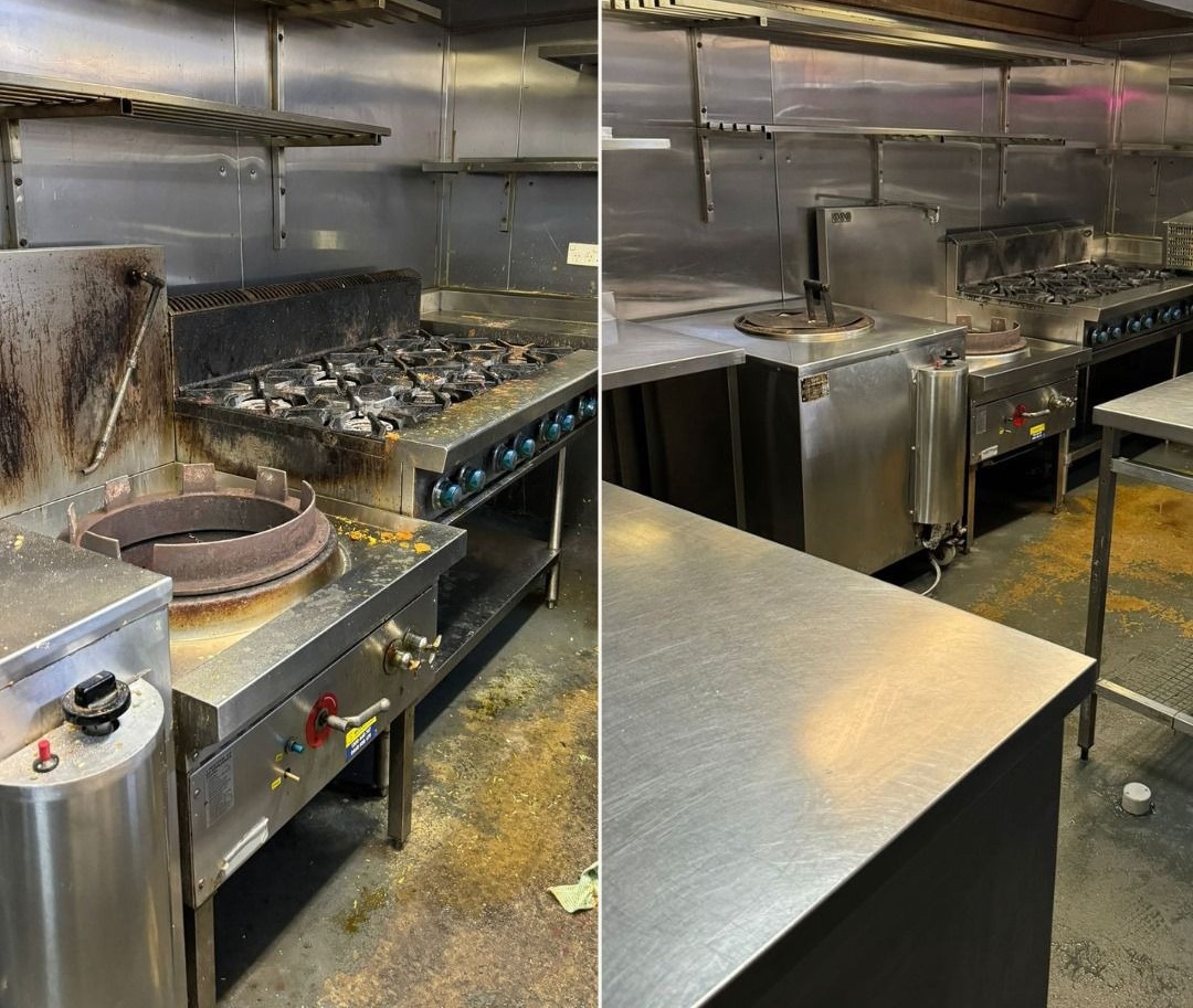 Restaurant Before Cleaning